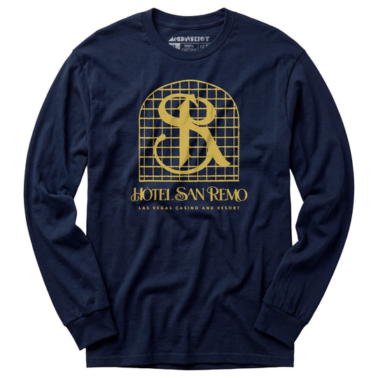 Hotel San Remo - Vintage Las Vegas - Long Sleeve T-Shirt