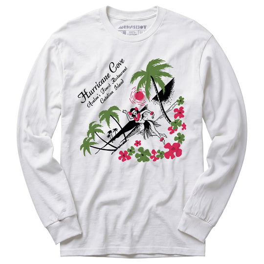 Hurricane Cove - Catalina Island, CA - Vintage Tiki Bar - Long Sleeve T-Shirt