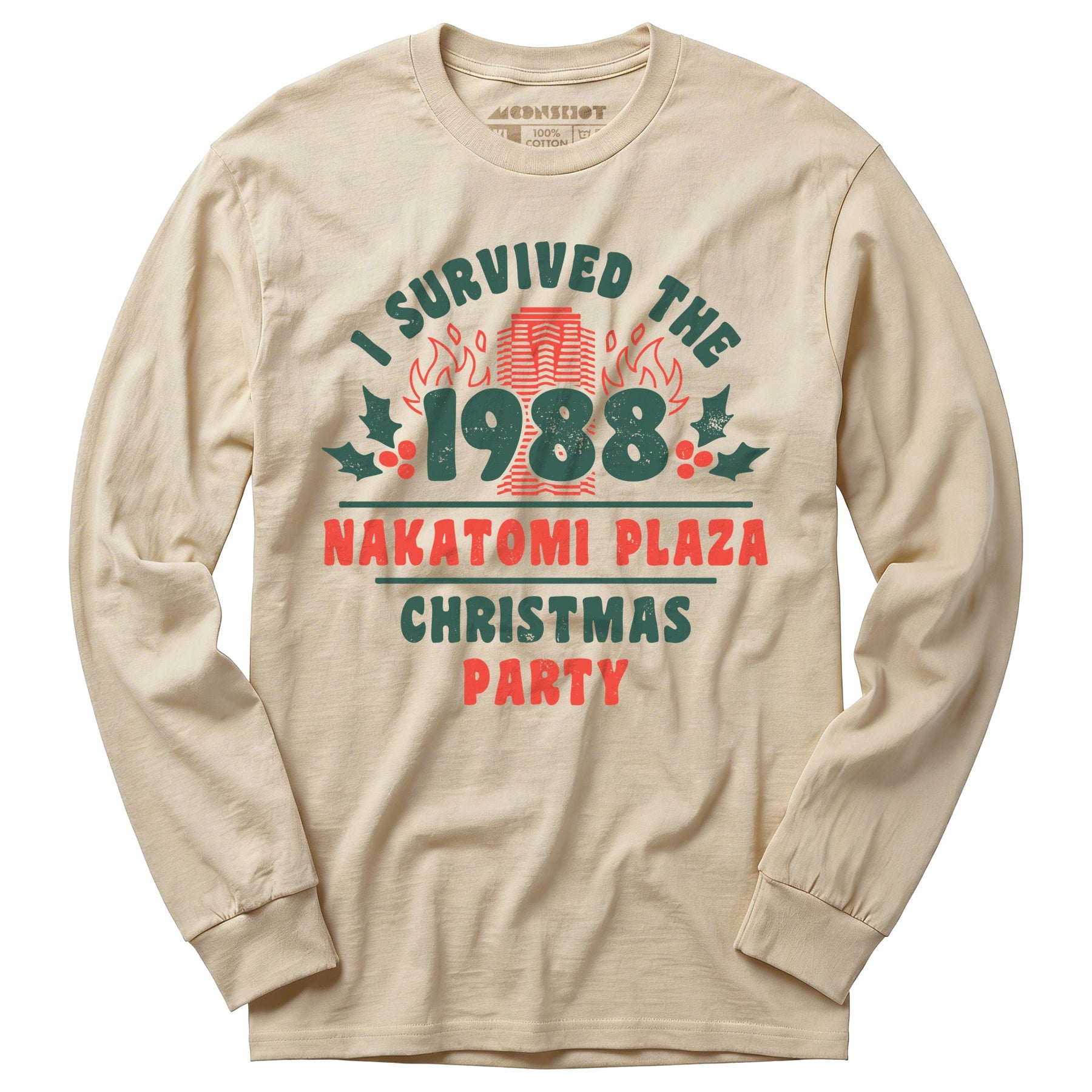 I Survived the 1988 Nakatomi Plaza Christmas Party - Long Sleeve T-Shirt