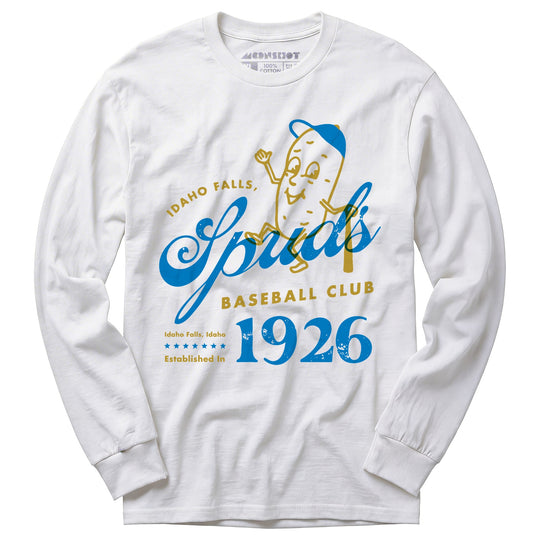 Idaho Falls Spuds - Idaho - Vintage Defunct Baseball Teams - Long Sleeve T-Shirt