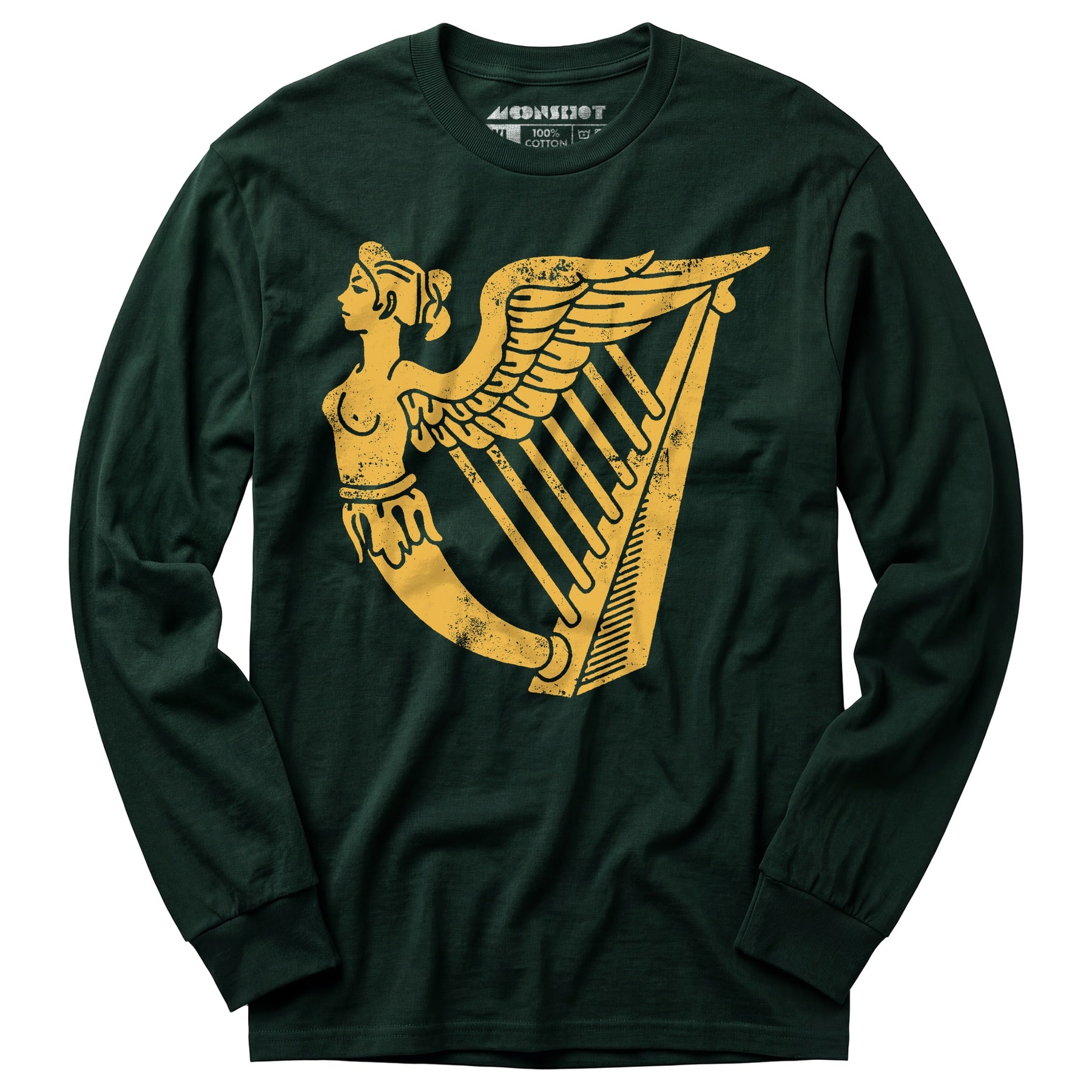 Irish Harp Heraldry - Long Sleeve T-Shirt
