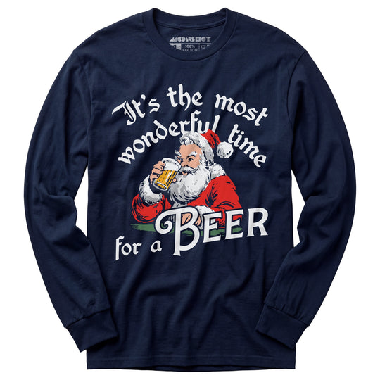 It's the Most Wonderful Time For a Beer - Long Sleeve T-Shirt