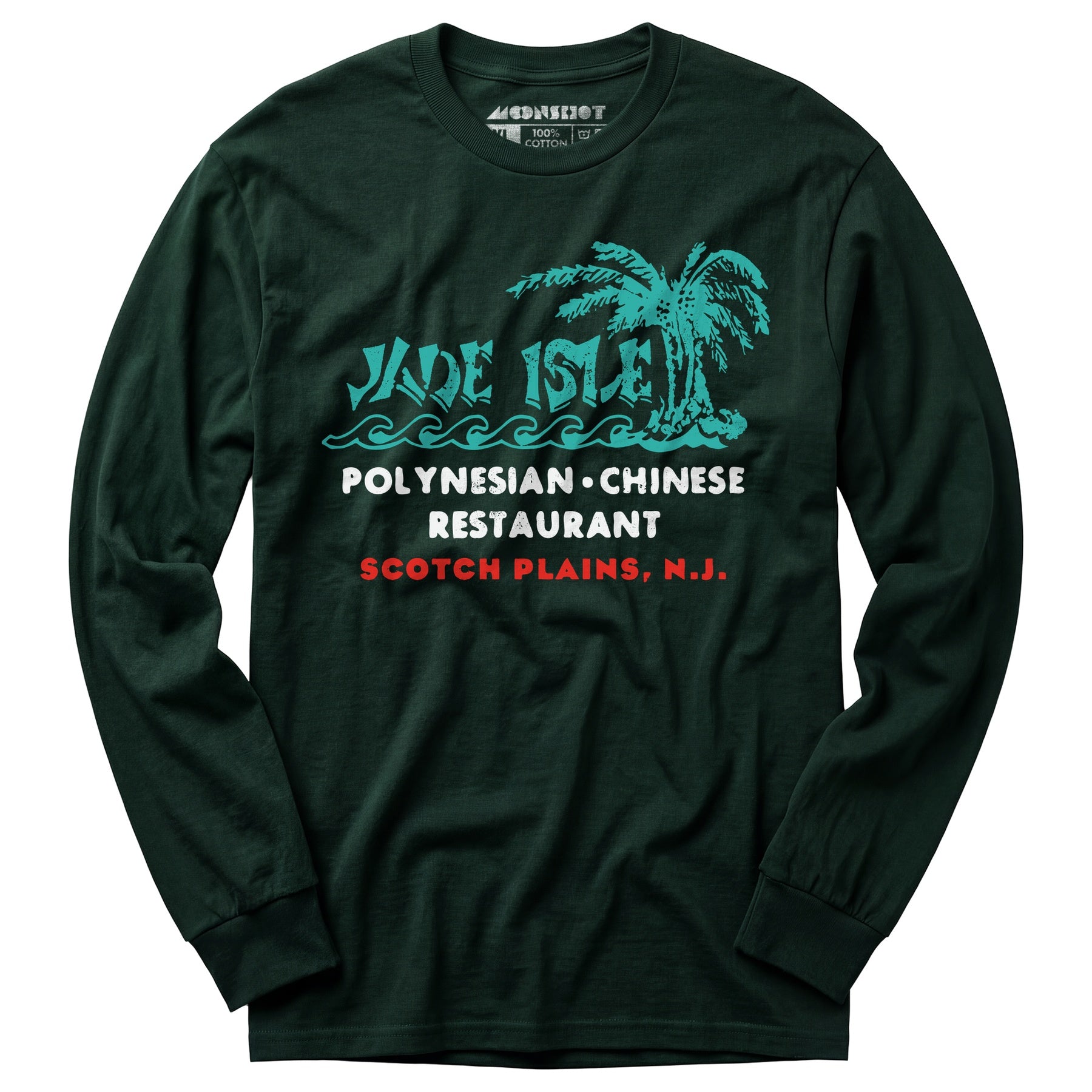 Jade Isle - Scotch Plains, NJ - Vintage Tiki Bar - Long Sleeve T-Shirt