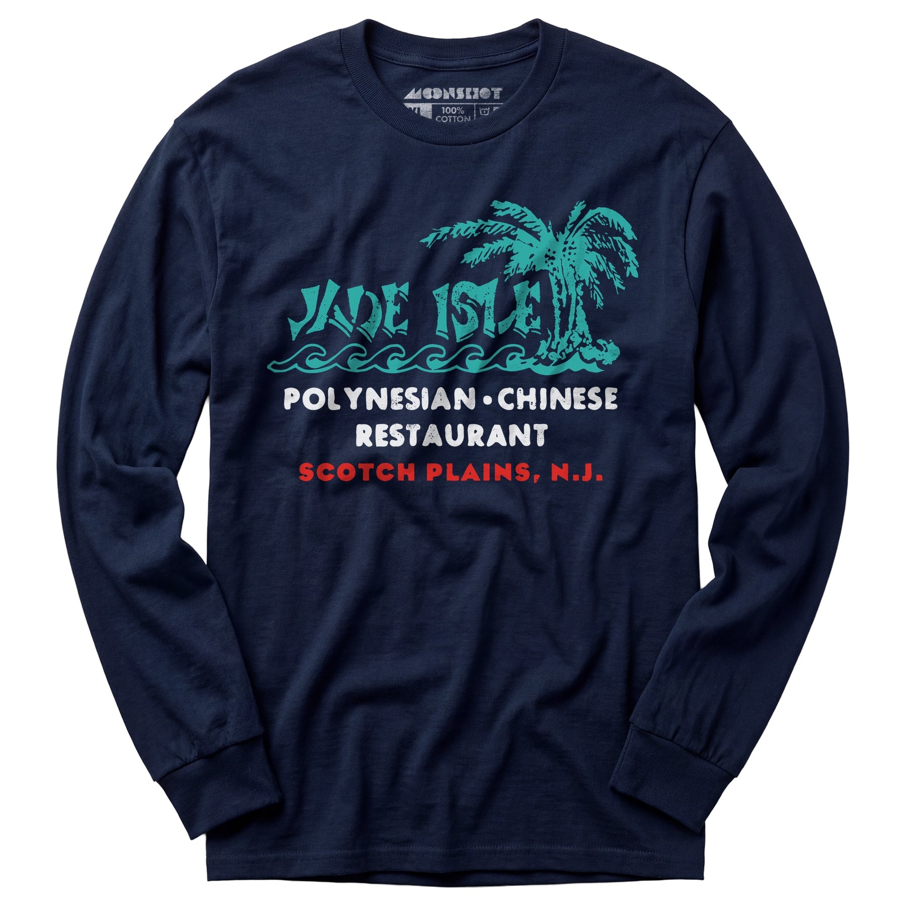 Jade Isle - Scotch Plains, NJ - Vintage Tiki Bar - Long Sleeve T-Shirt