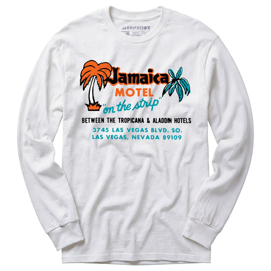 Jamaica Motel - Vintage Las Vegas - Long Sleeve T-Shirt