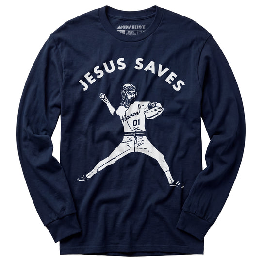 Jesus Saves - Long Sleeve T-Shirt