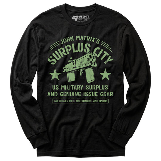 John Matrix's Surplus City - Long Sleeve T-Shirt