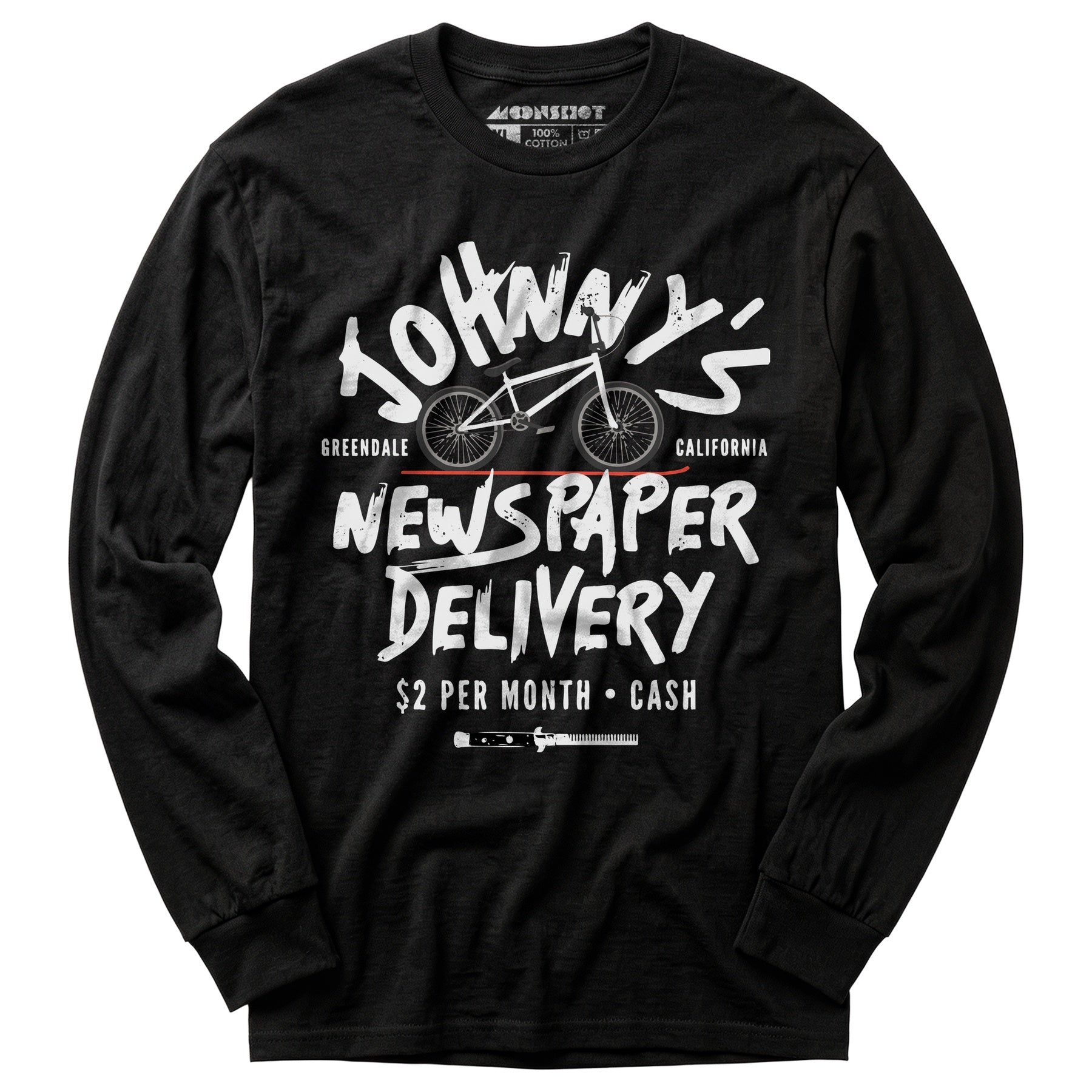 Johnny's Newspaper Delivery - Long Sleeve T-Shirt