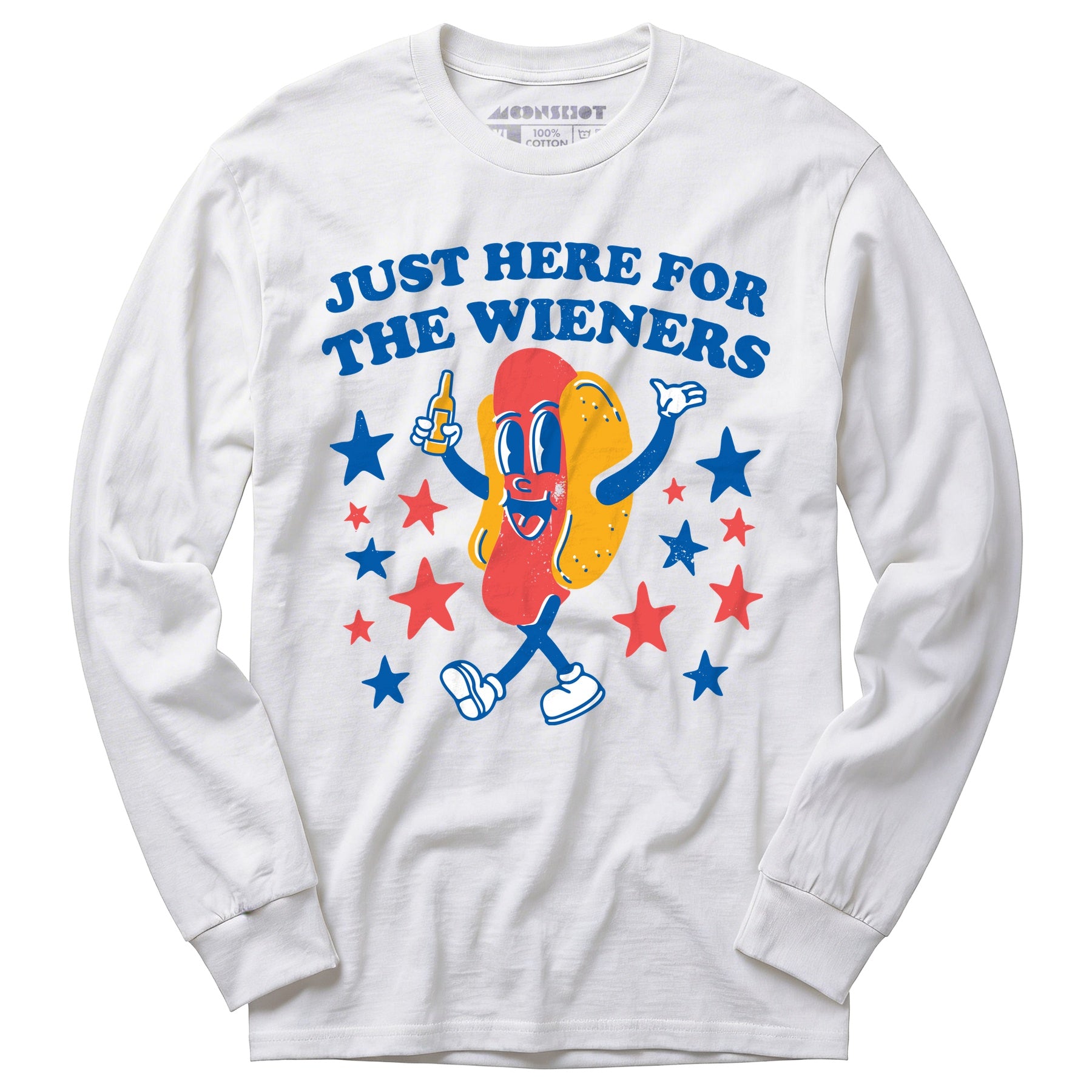 Just Here For The Wieners - Long Sleeve T-Shirt