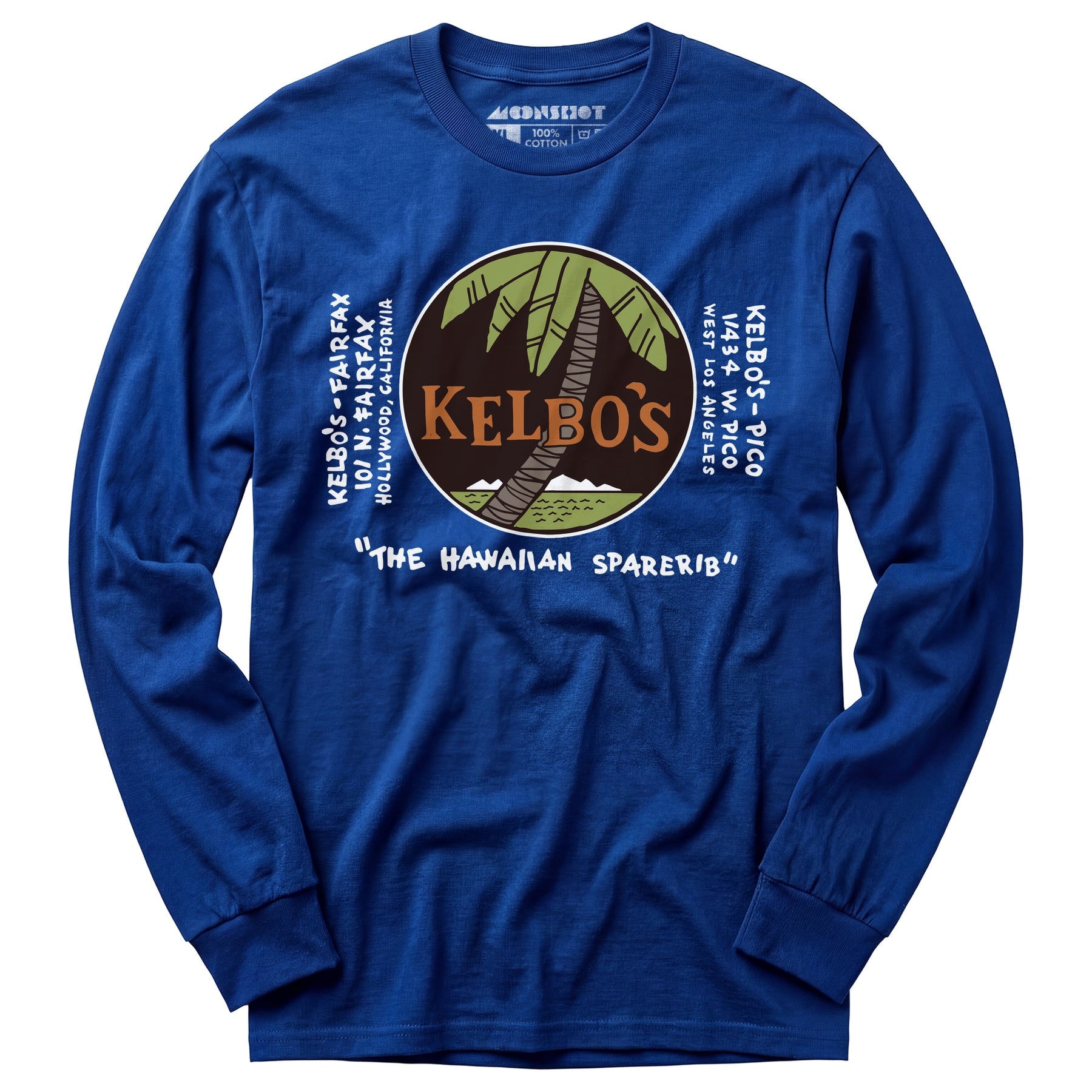 Kelbo's - Los Angeles, CA - Vintage Tiki Bar - Long Sleeve T-Shirt