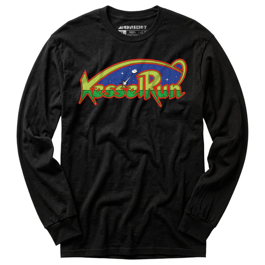 Kessel Run Galaga Mashup Parody - Long Sleeve T-Shirt
