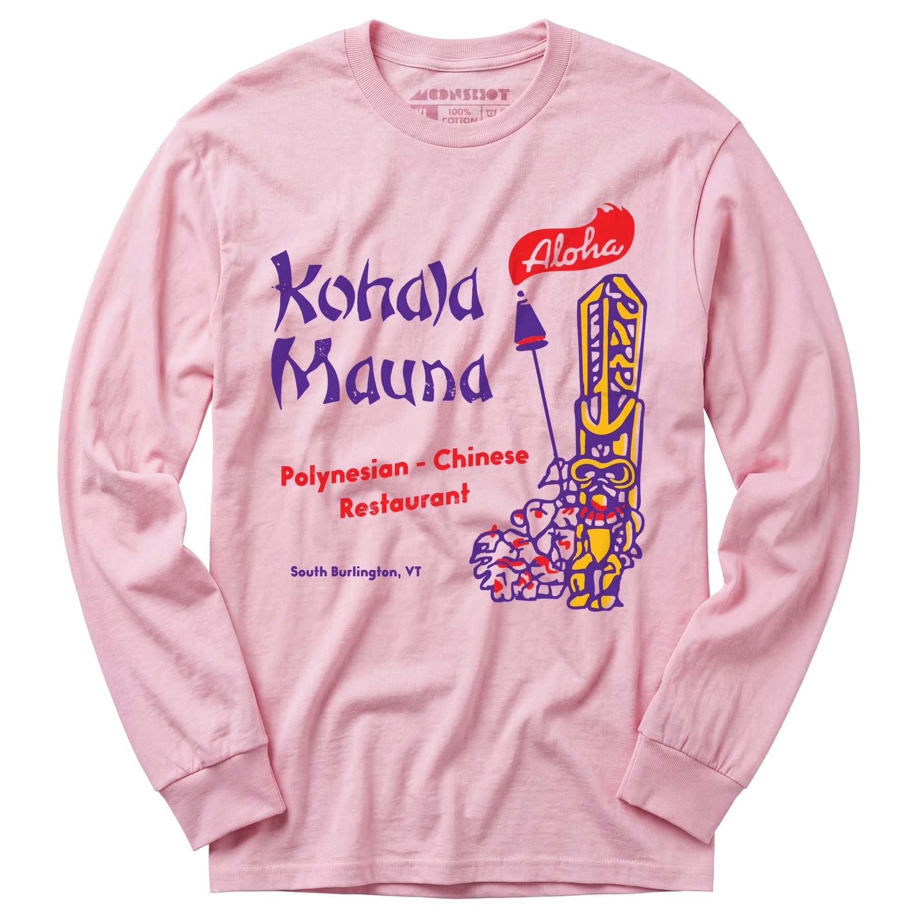 Kohala Mauna - South Burlington, VT - Vintage Tiki Bar - Long Sleeve T-Shirt