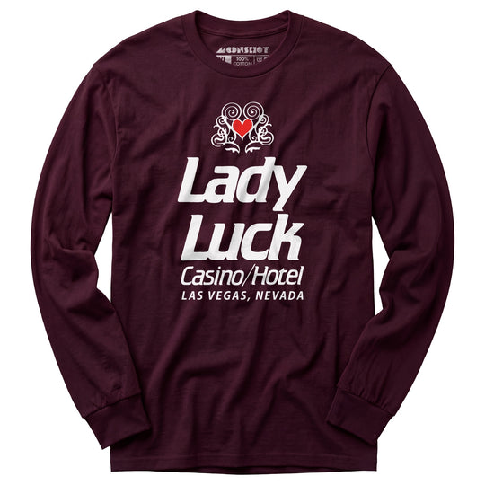 Lady Luck Casino & Hotel - Vintage Las Vegas - Long Sleeve T-Shirt