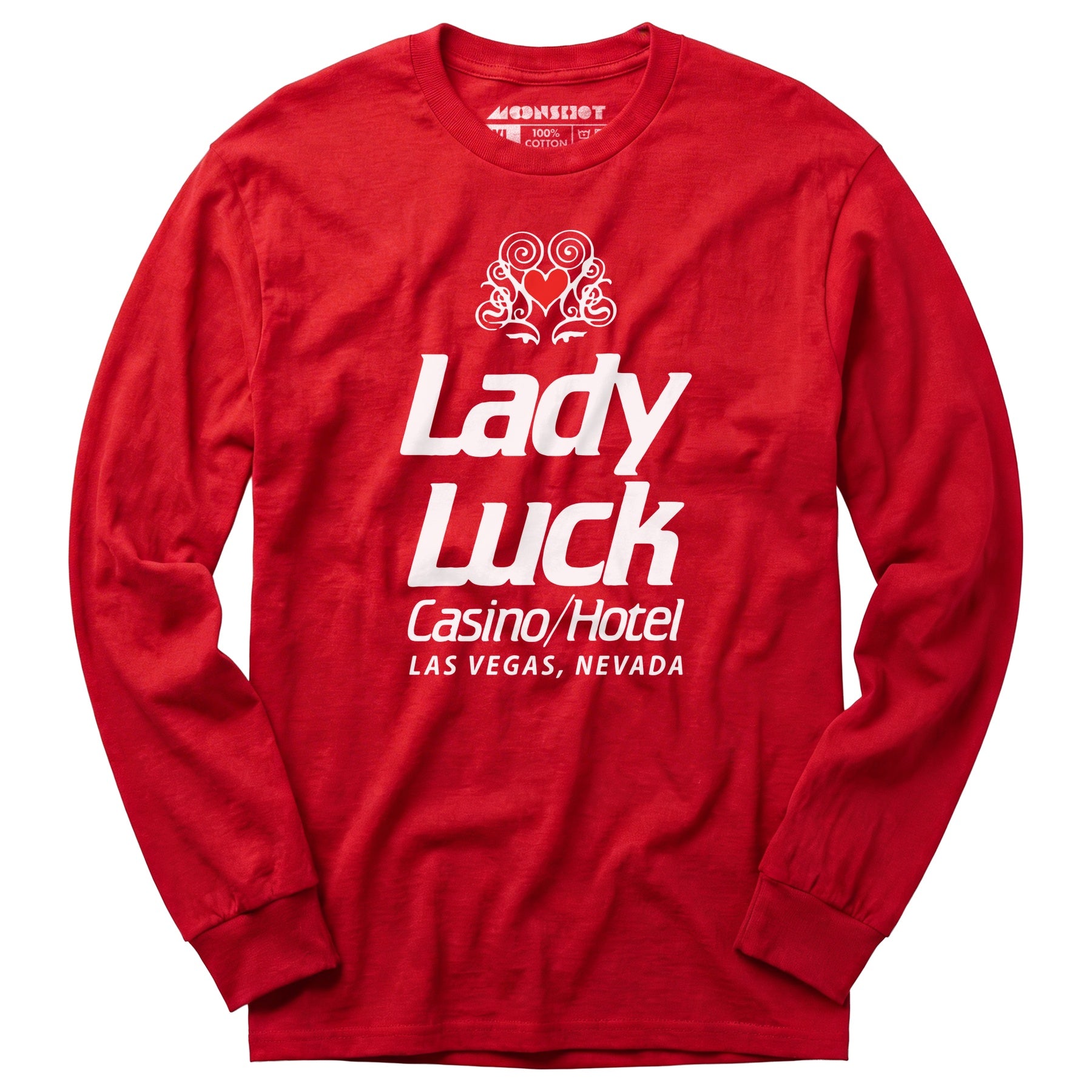 Lady Luck Casino & Hotel - Vintage Las Vegas - Long Sleeve T-Shirt