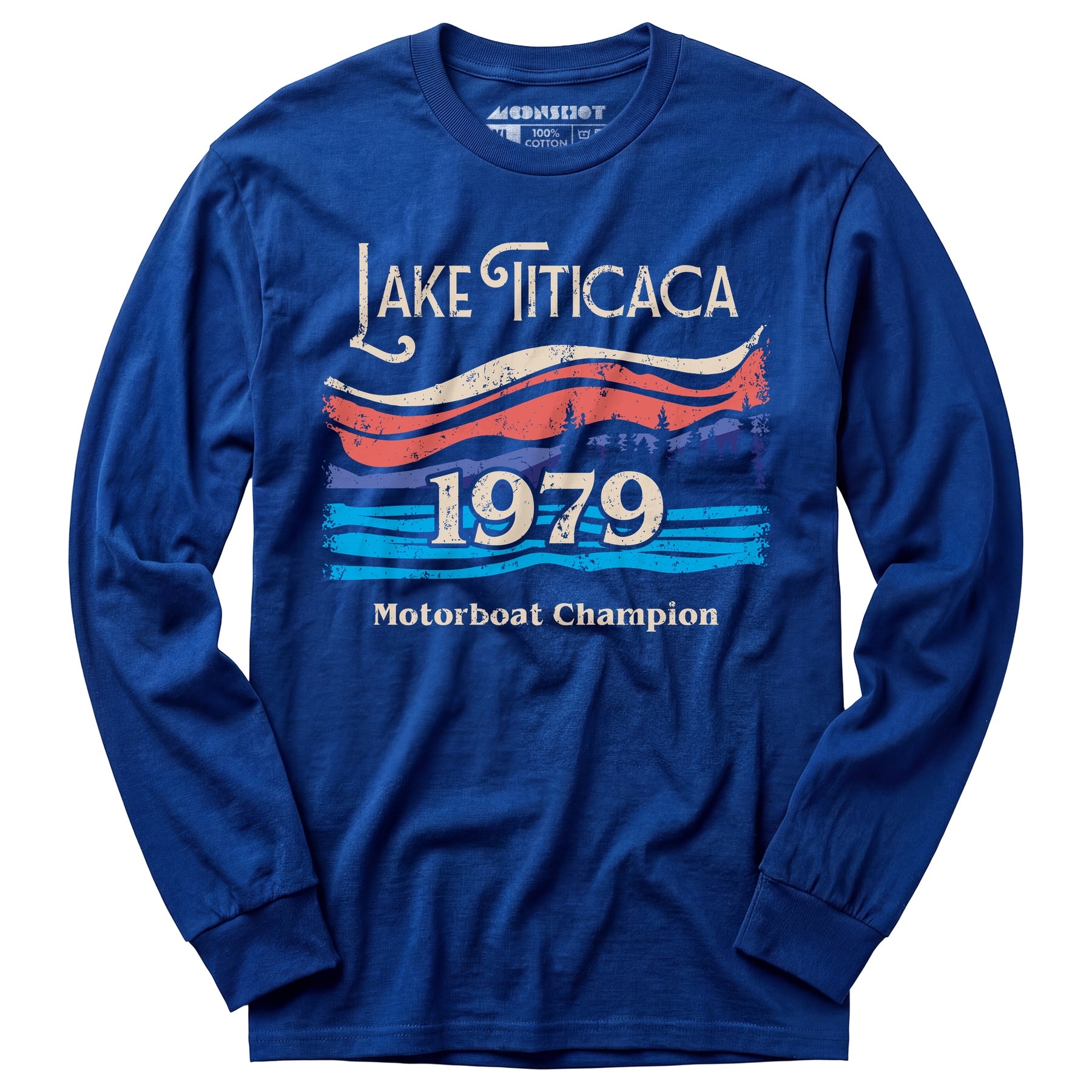 Lake Titicaca Motorboat Champion - Long Sleeve T-Shirt