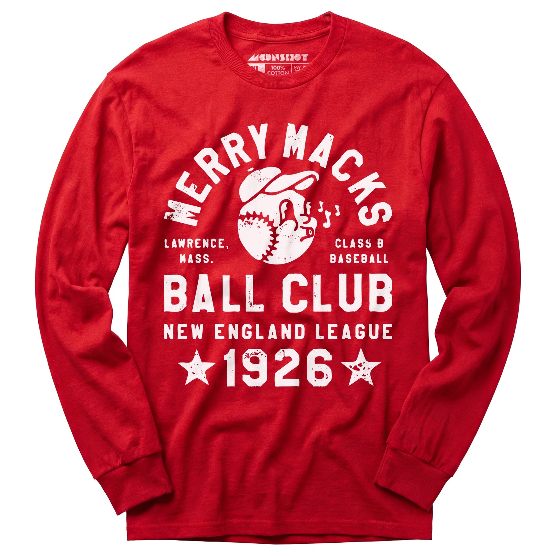 Lawrence Merry Macks - Massachusetts - Vintage Defunct Baseball Teams - Long Sleeve T-Shirt