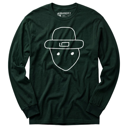Leprechaun Sketch - Long Sleeve T-Shirt