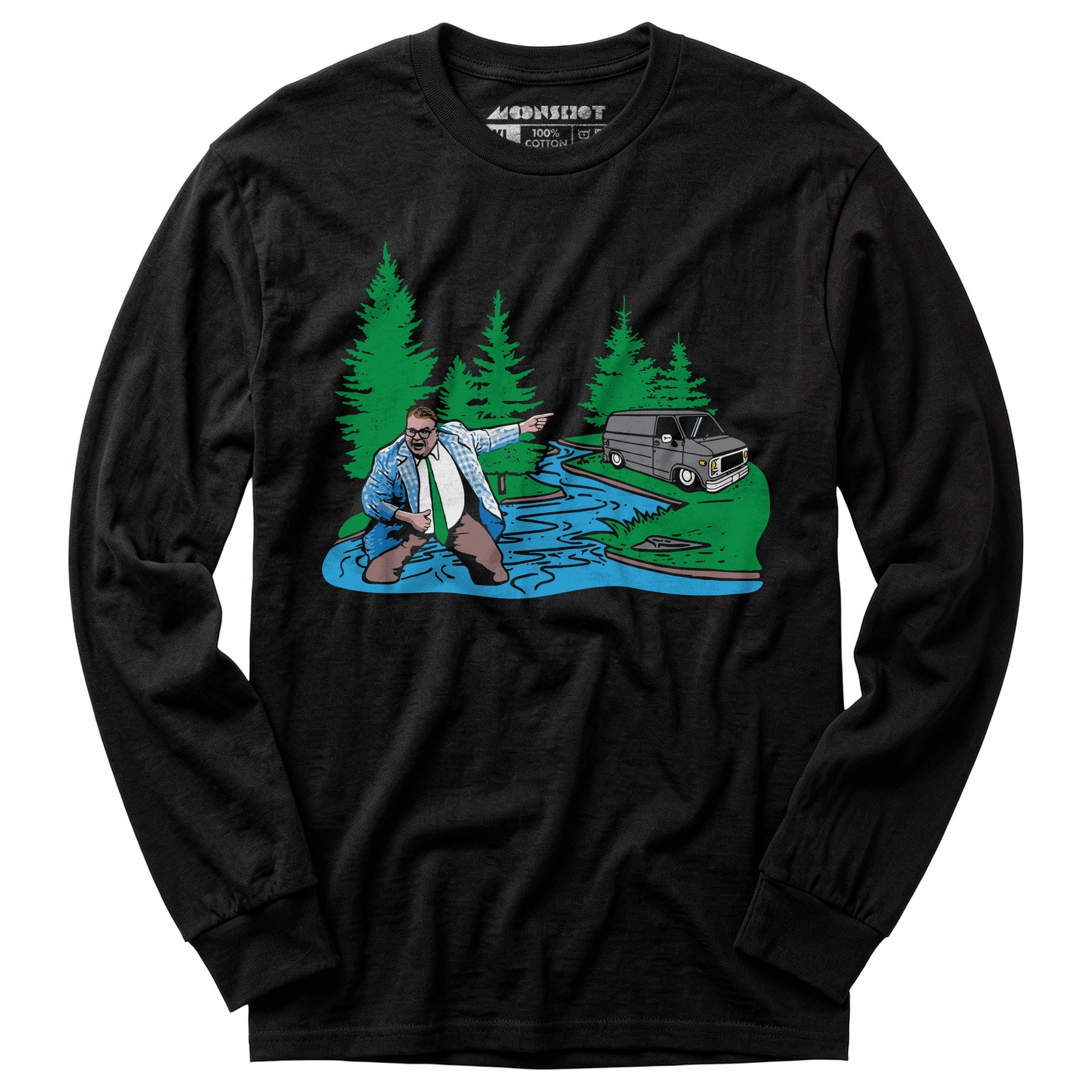 Livin' in a Van Down by The River - Long Sleeve T-Shirt