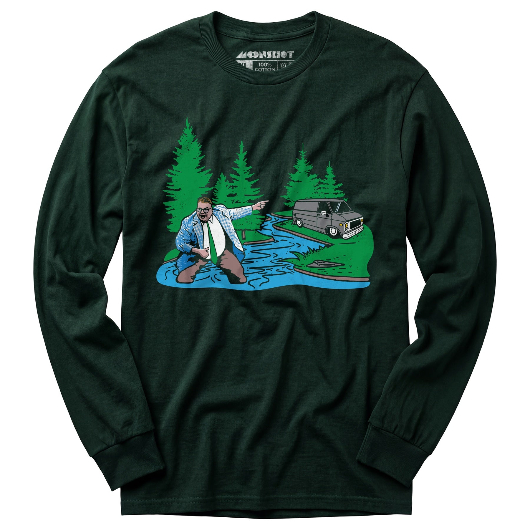 Livin' in a Van Down by The River - Long Sleeve T-Shirt