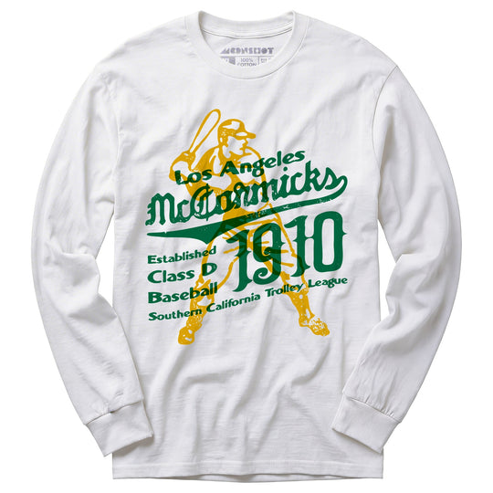 Los Angeles McCormick's - California - Vintage Defunct Baseball Teams - Long Sleeve T-Shirt