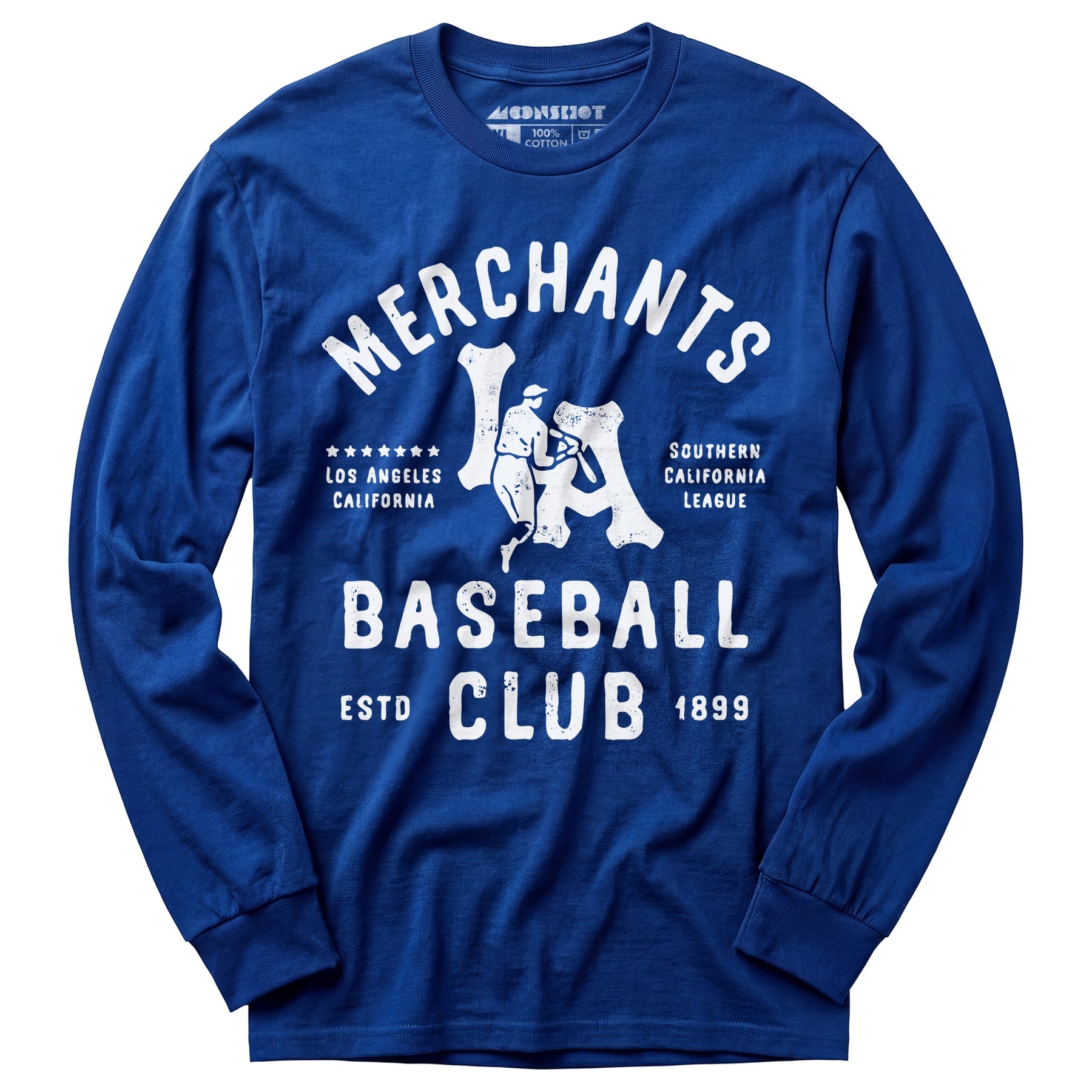 Los Angeles Merchants - California - Vintage Defunct Baseball Teams - Long Sleeve T-Shirt