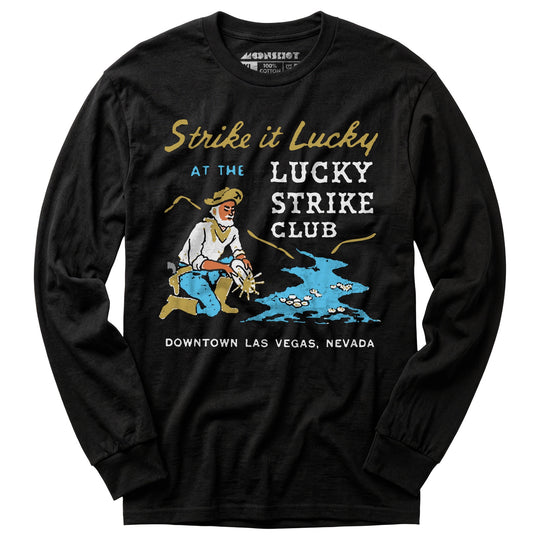 Lucky Strike Club - Vintage Las Vegas - Long Sleeve T-Shirt