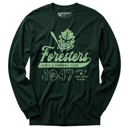 Lufkin Foresters - Texas - Vintage Defunct Baseball Teams - Long Sleeve T-Shirt