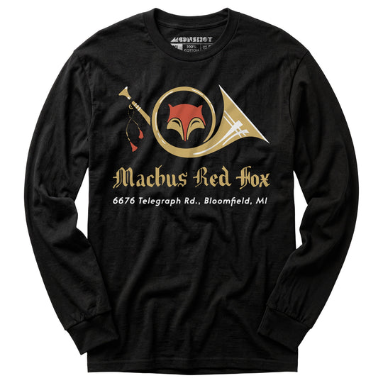 Machus Red Fox - Bloomfield, MI - Vintage Restaurant - Long Sleeve T-Shirt