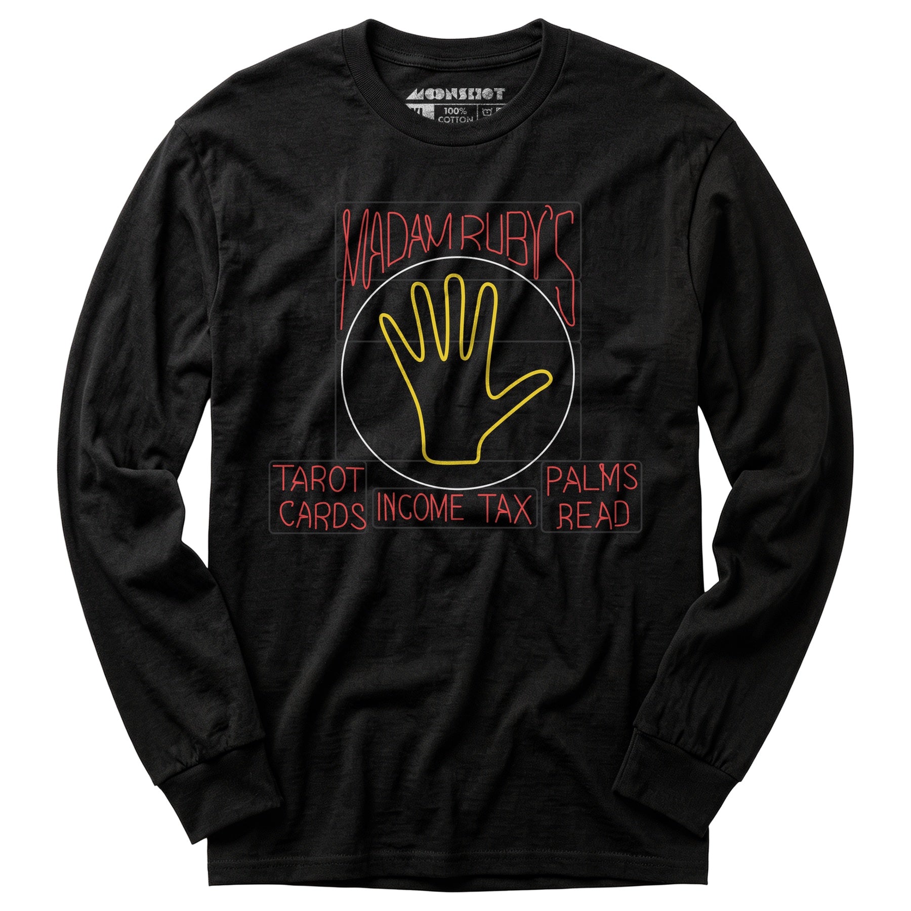 Madam Ruby's Tarot Cards & Palm Reading - Long Sleeve T-Shirt