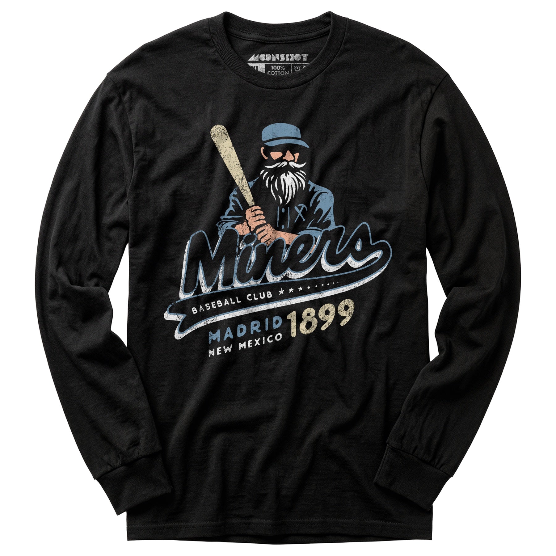 Madrid Miners - New Mexico - Vintage Defunct Baseball Teams - Long Sleeve T-Shirt