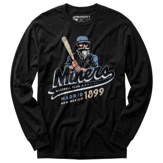 Madrid Miners - New Mexico - Vintage Defunct Baseball Teams - Long Sleeve T-Shirt