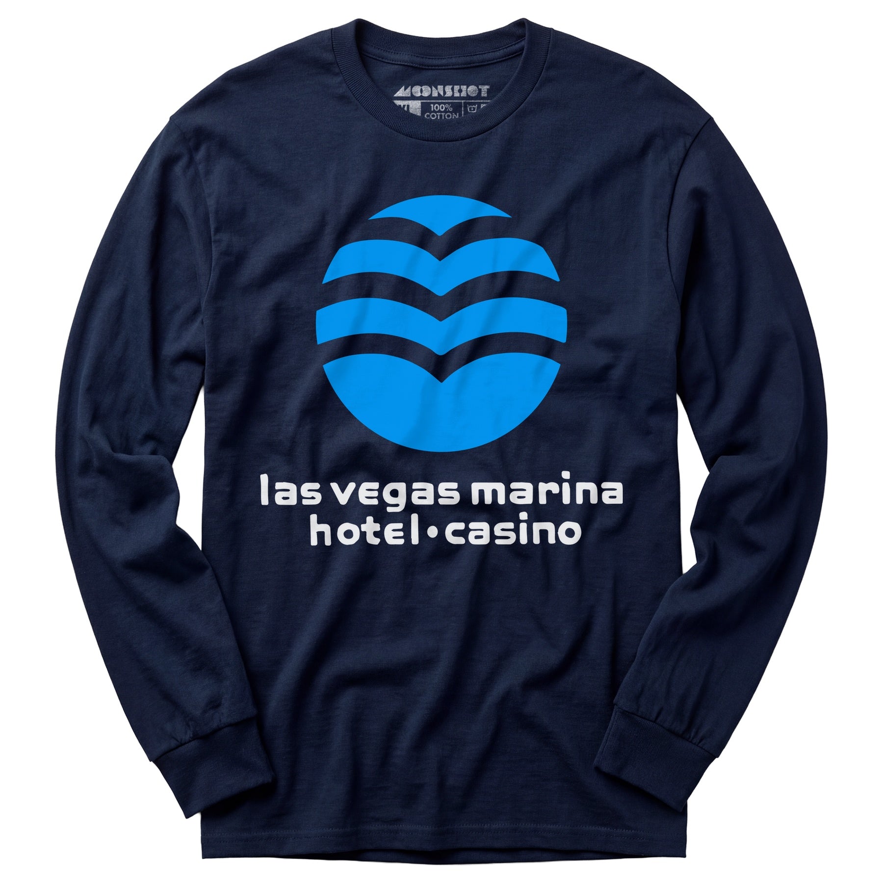 Marina Hotel & Casino - Vintage Las Vegas - Long Sleeve T-Shirt