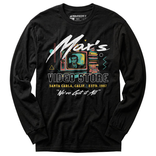 Max's Video Store - Long Sleeve T-Shirt