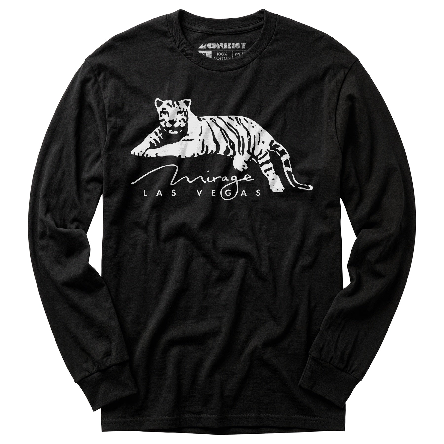 Mirage Tiger - Vintage Las Vegas - Long Sleeve T-Shirt