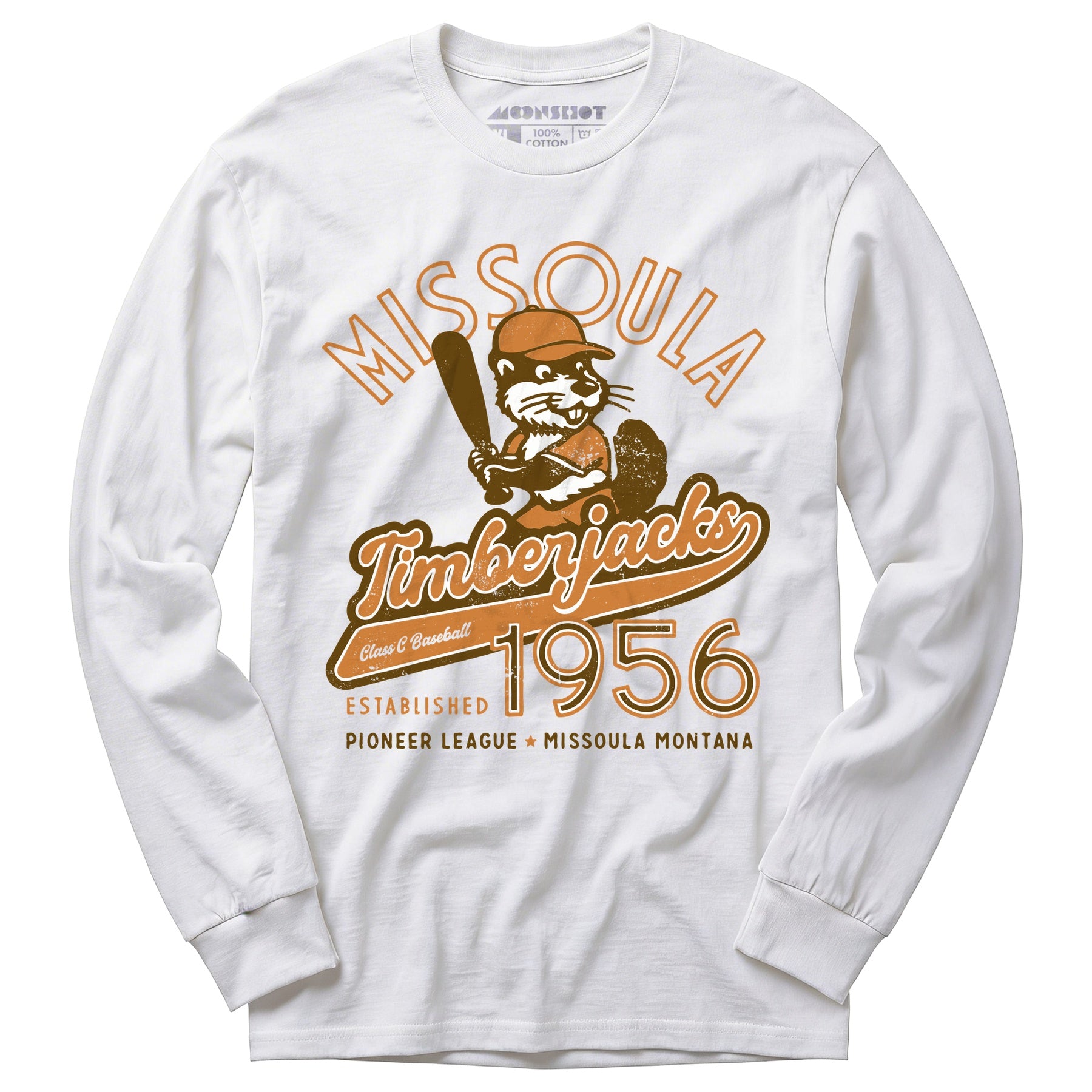Missoula Timberjacks - Montana - Vintage Defunct Baseball Teams - Long Sleeve T-Shirt