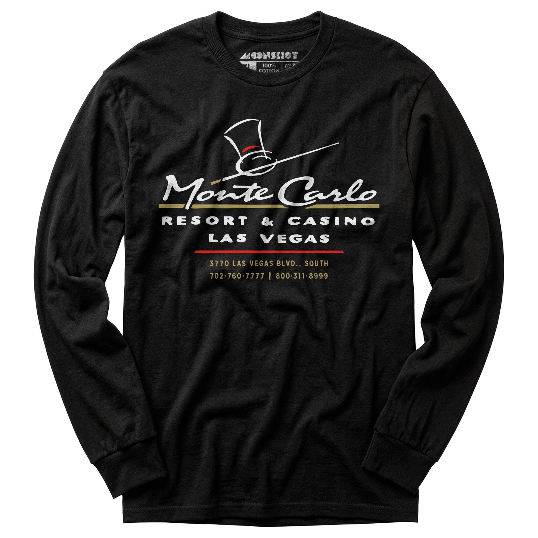 Monte Carlo - Vintage Las Vegas - Long Sleeve T-Shirt