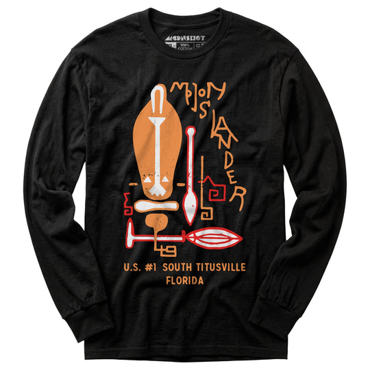 Moon Islander - Titusville, FL - Vintage Tiki Bar - Long Sleeve T-Shirt