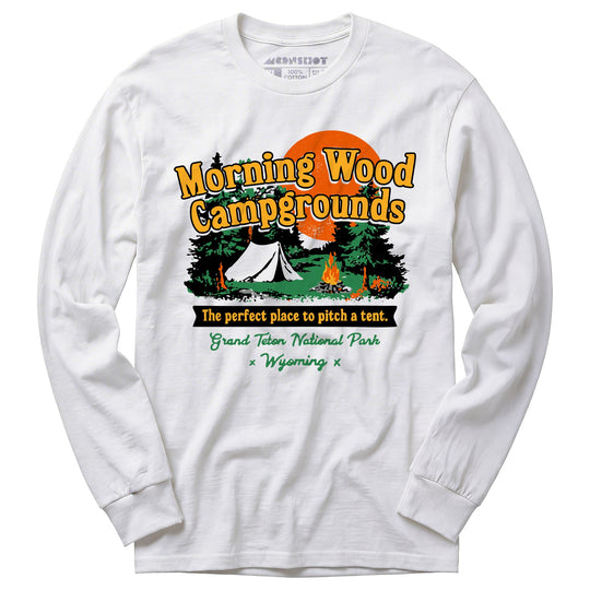 Morning Wood Campgrounds v2 - Long Sleeve T-Shirt