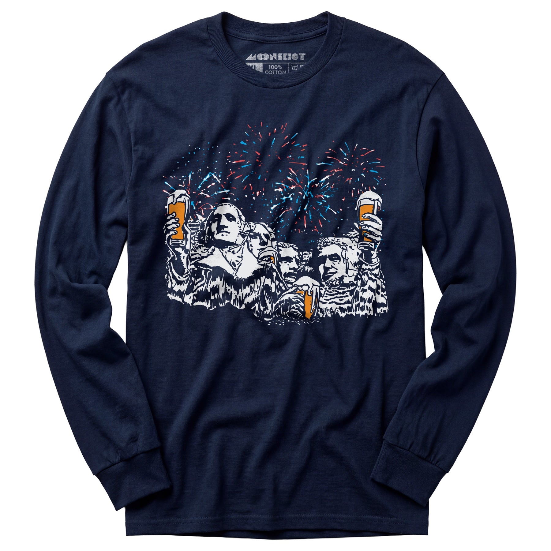 Mount Rushmore Beers - Long Sleeve T-Shirt