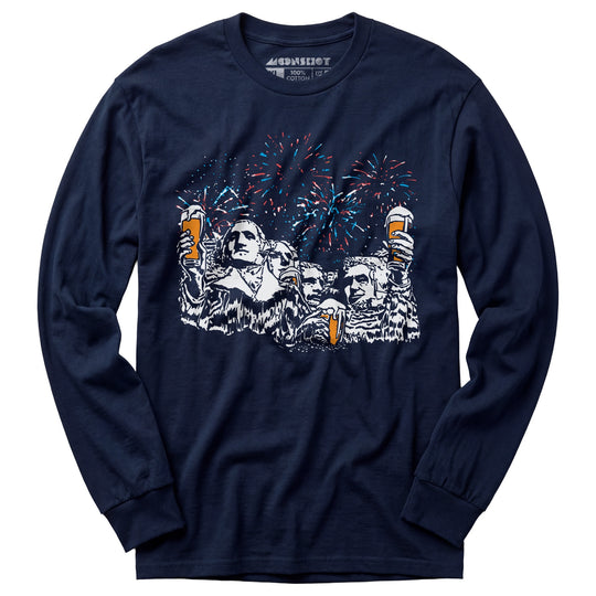 Mount Rushmore Beers - Long Sleeve T-Shirt