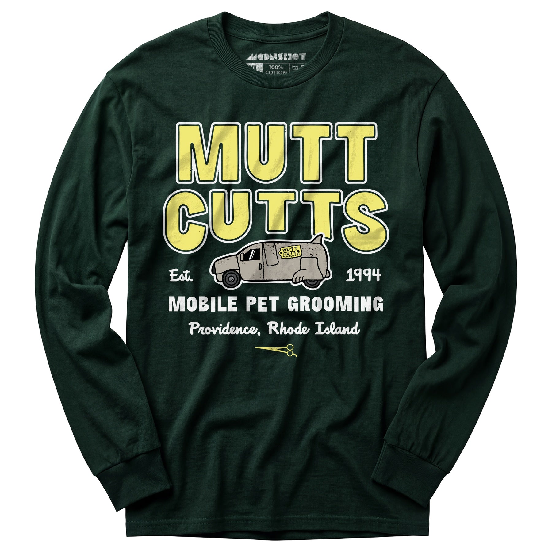 Mutt Cutts Mobile Pet Grooming - Long Sleeve T-Shirt