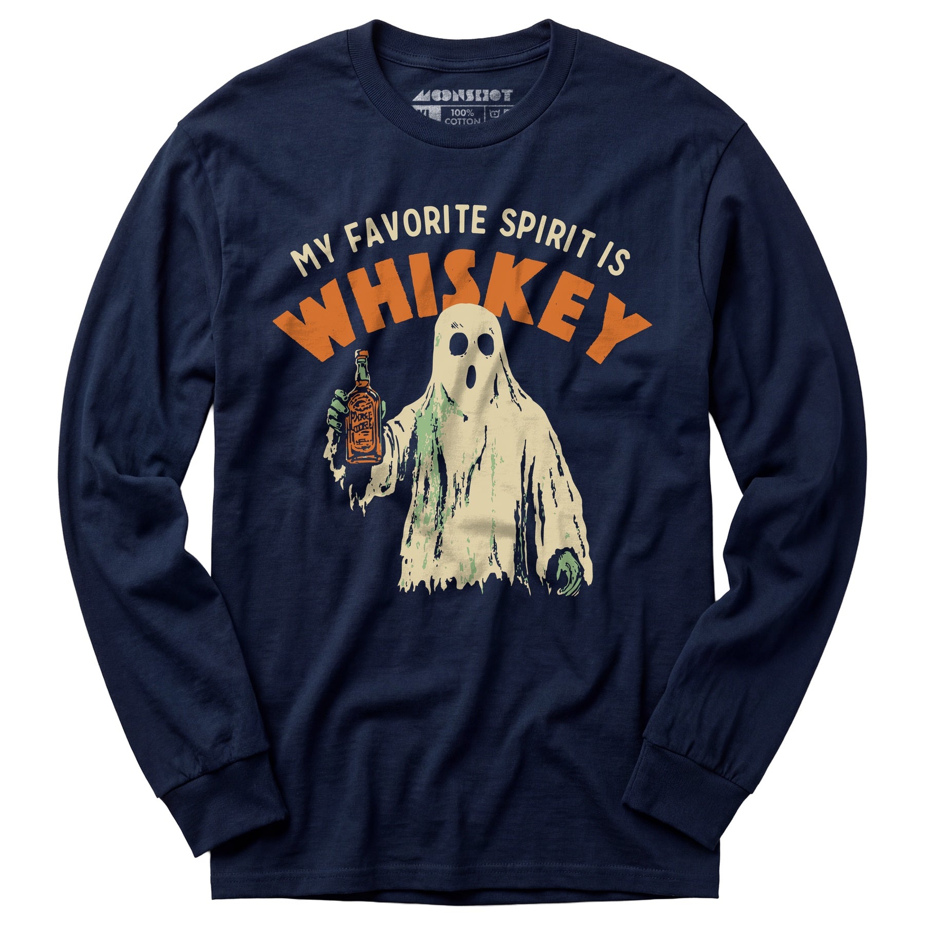My Favorite Spirit is Whiskey - Long Sleeve T-Shirt