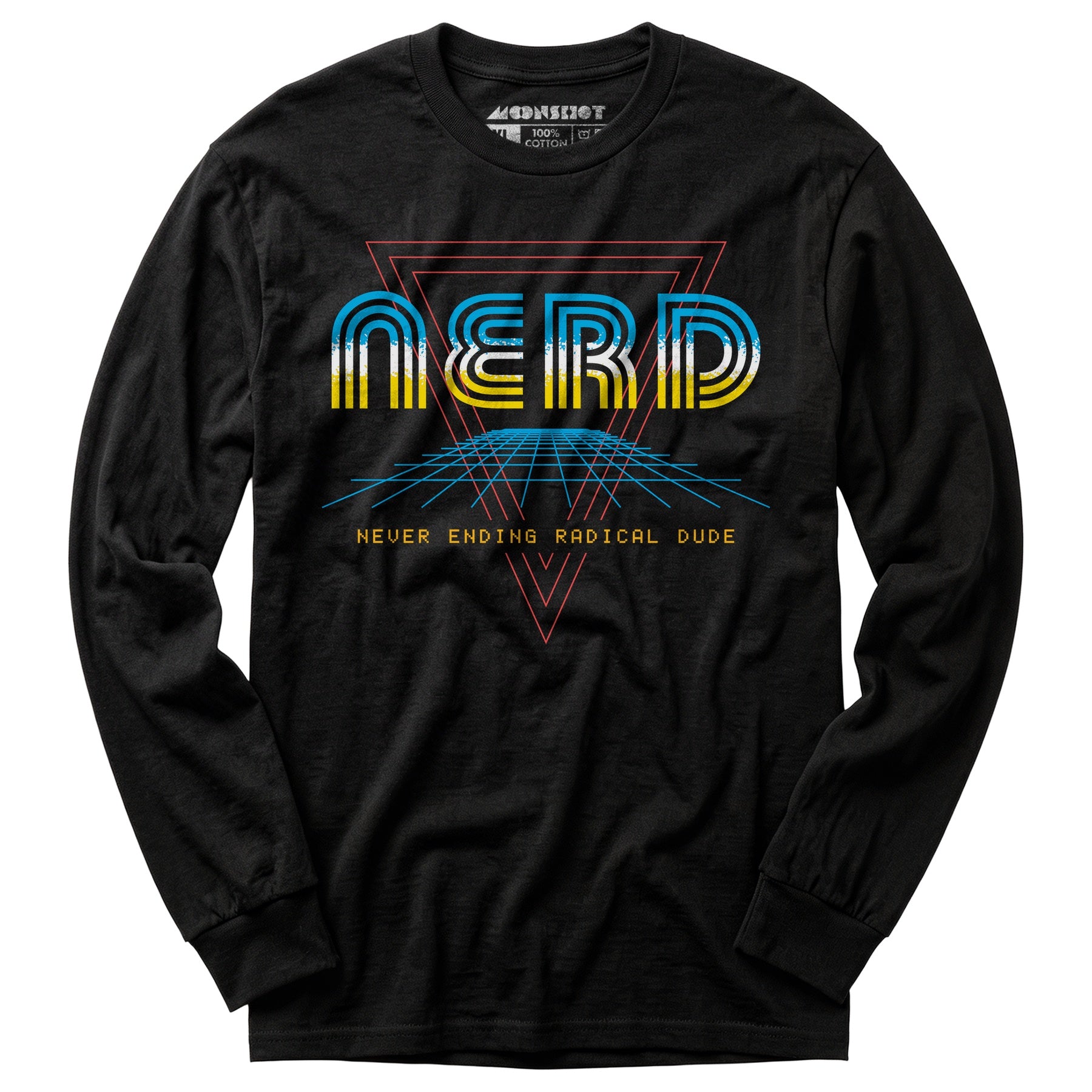 Nerd Never Ending Radical Dude - Long Sleeve T-Shirt