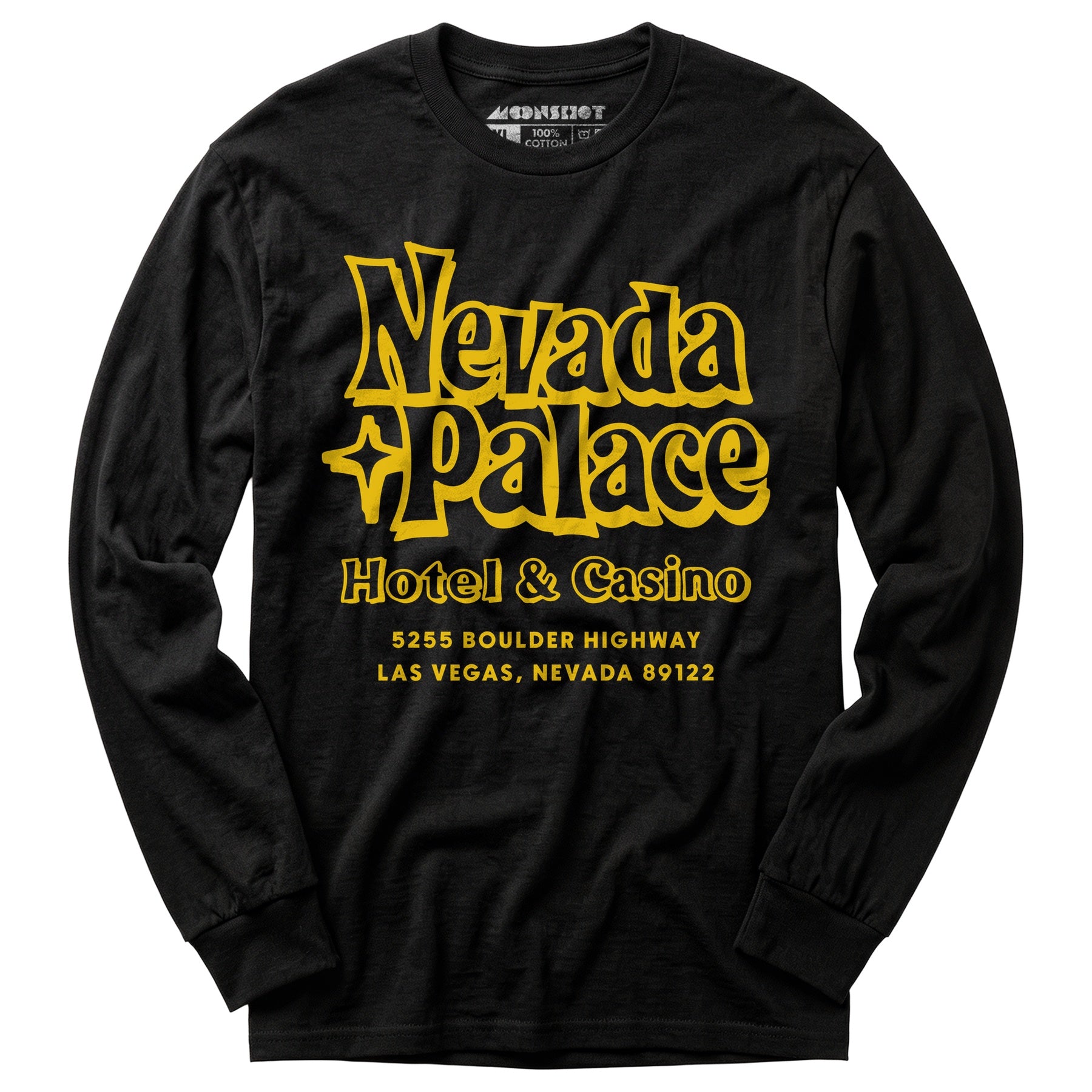 Nevada Palace Hotel & Casino - Vintage Las Vegas - Long Sleeve T-Shirt