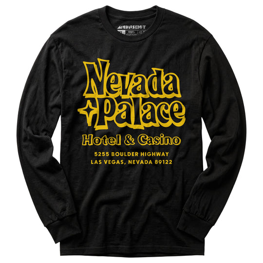 Nevada Palace Hotel & Casino - Vintage Las Vegas - Long Sleeve T-Shirt