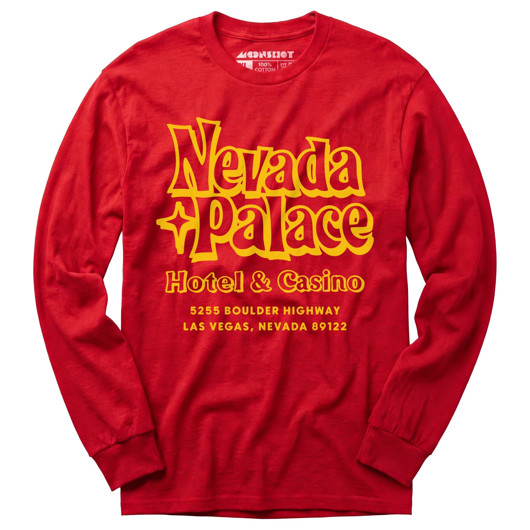 Nevada Palace Hotel & Casino - Vintage Las Vegas - Long Sleeve T-Shirt