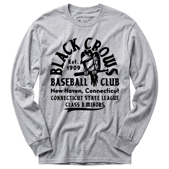 New Haven Black Crows - Connecticut - Vintage Defunct Baseball Teams - Long Sleeve T-Shirt