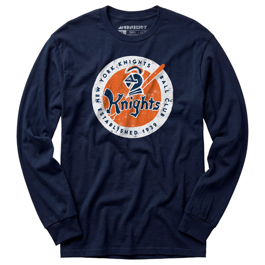New York Knights Ball Club Patch - Long Sleeve T-Shirt