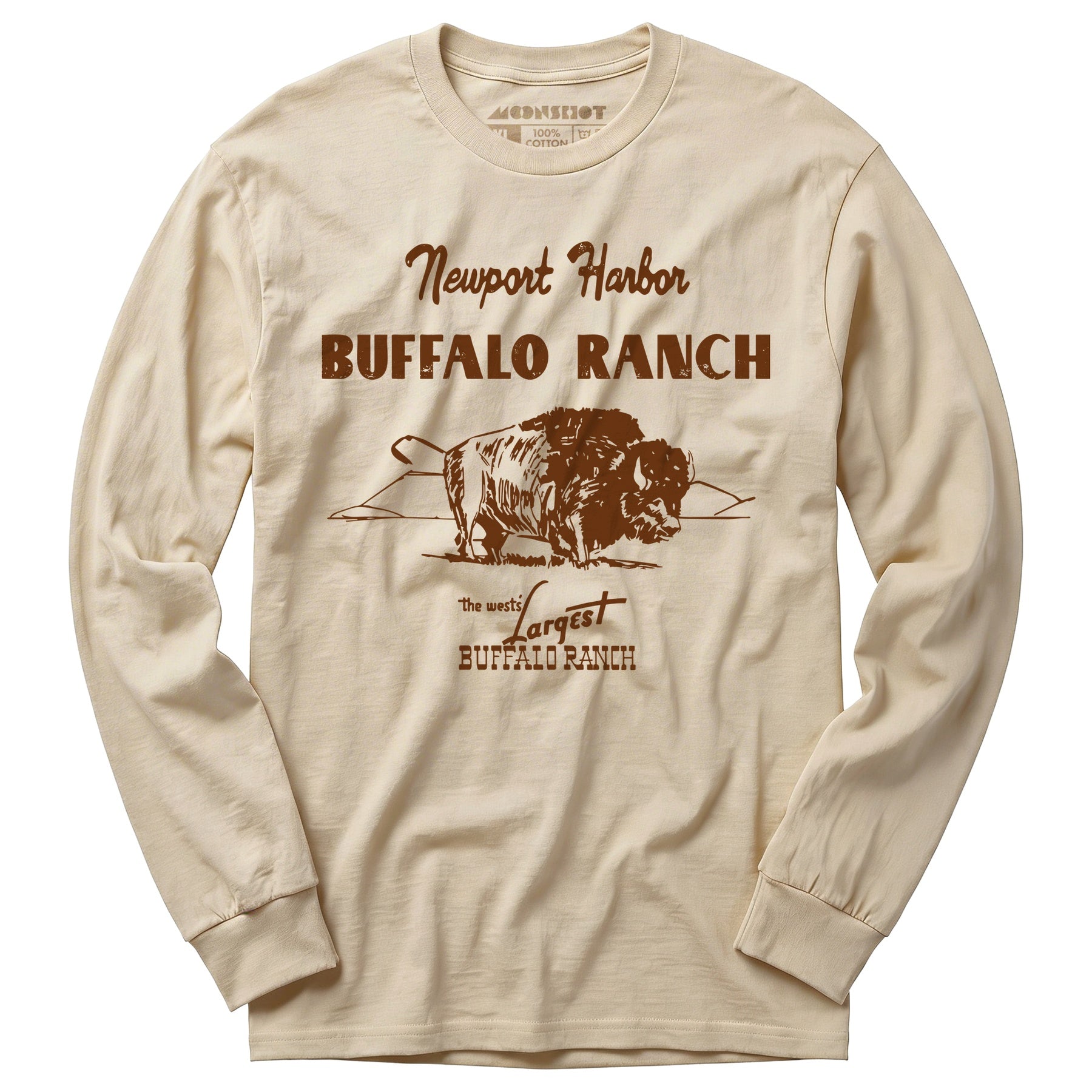 Newport Harbor Buffalo Ranch - Newport Beach, CA - Long Sleeve T-Shirt