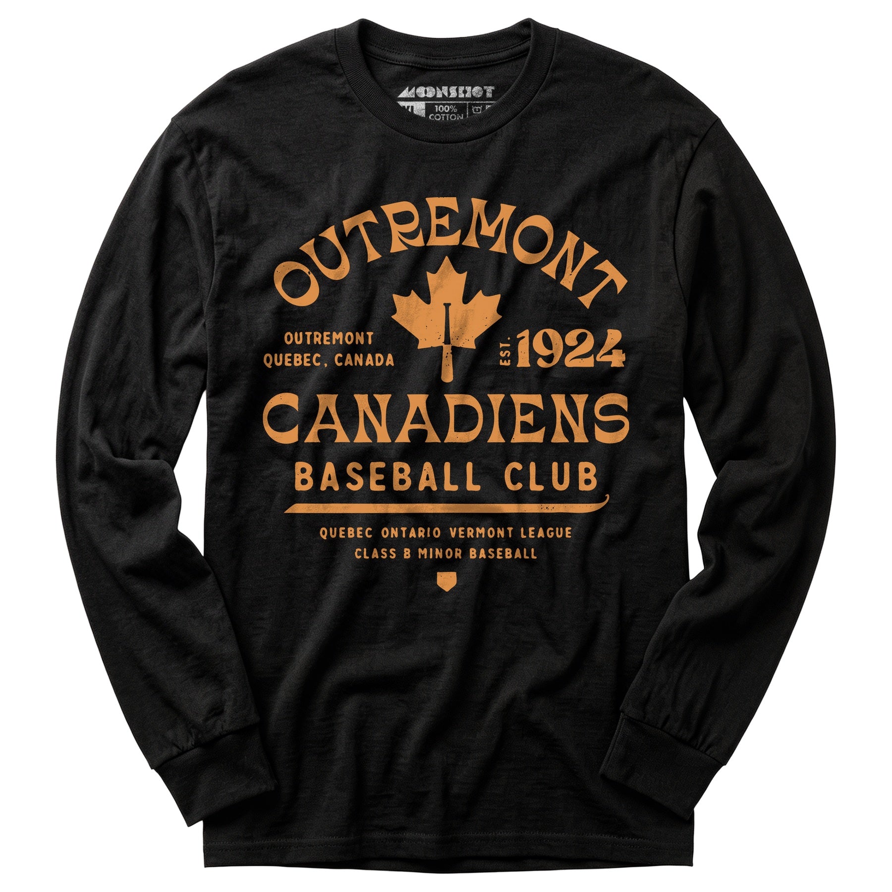 Outremont Canadiens - Canada - Vintage Defunct Baseball Teams - Long Sleeve T-Shirt
